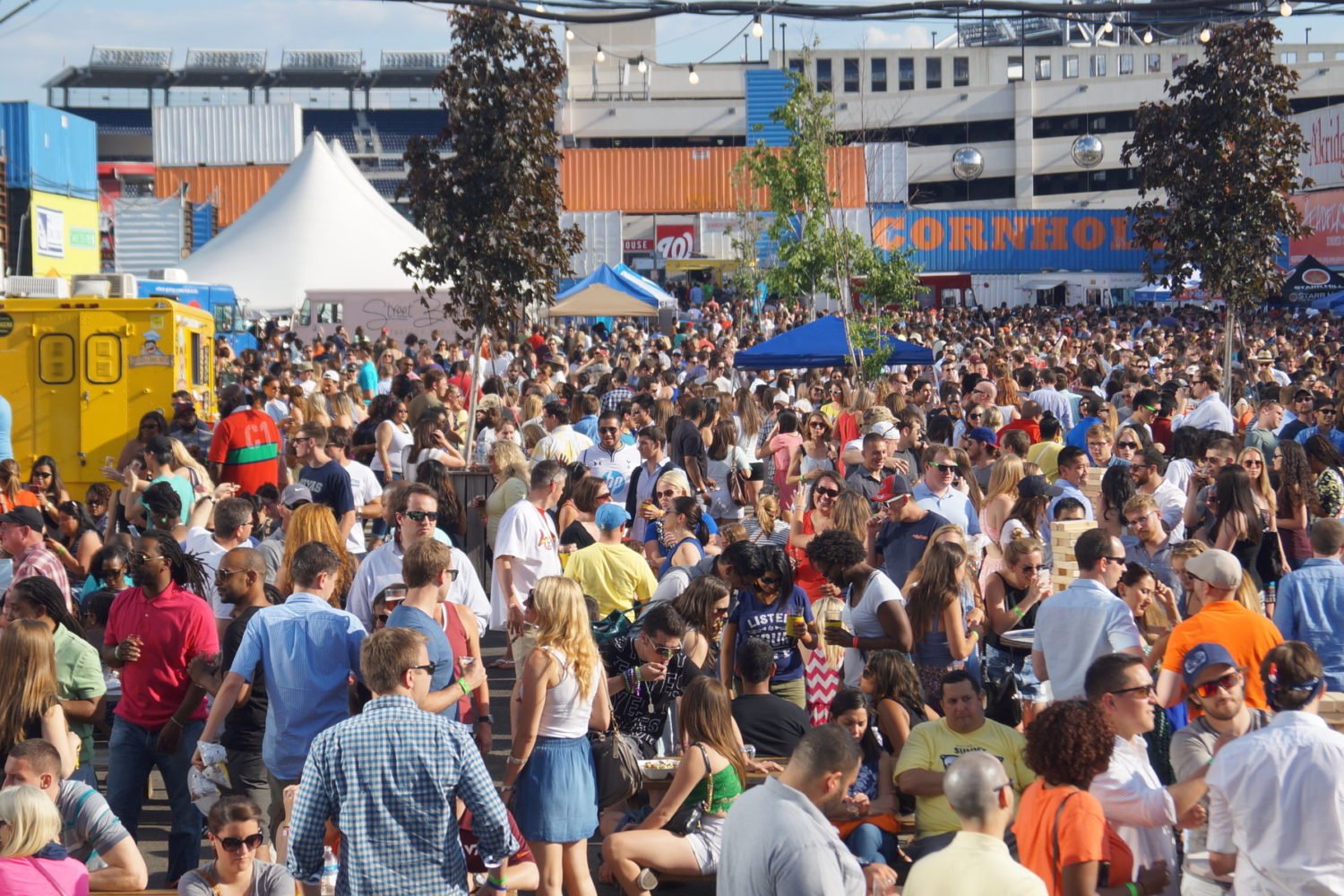 Sample food and drinks as the weather cools down at fall festivals like Brews Around the World. Photograph courtesy of Brews Around the World.