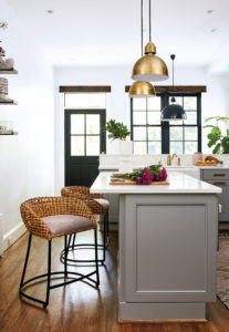 A Clever Layout Packs Style and Function Into a Tight Rowhouse Kitchen