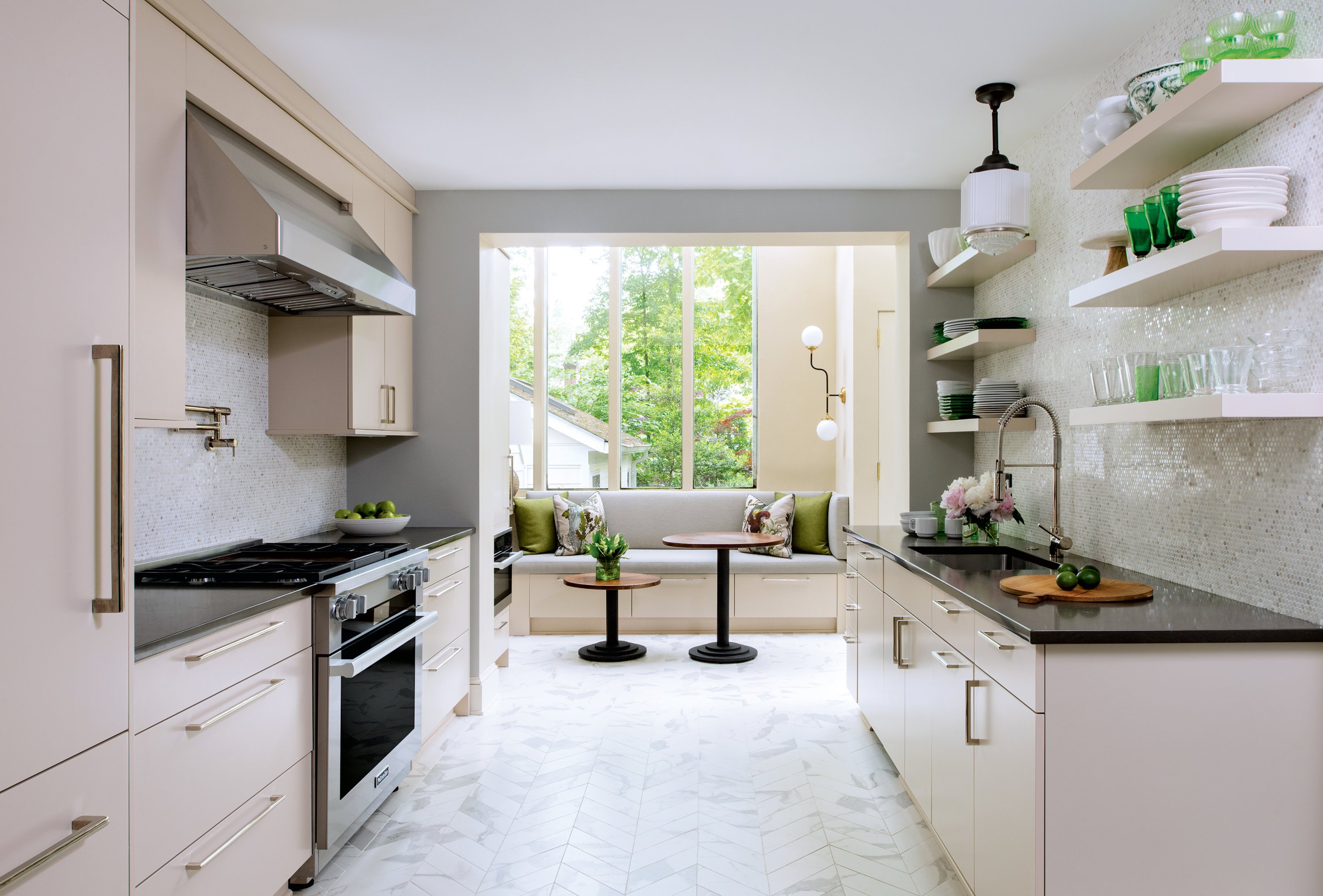 No Detail Was Spared In This Art Deco Inspired Kitchen In Upper Northwest