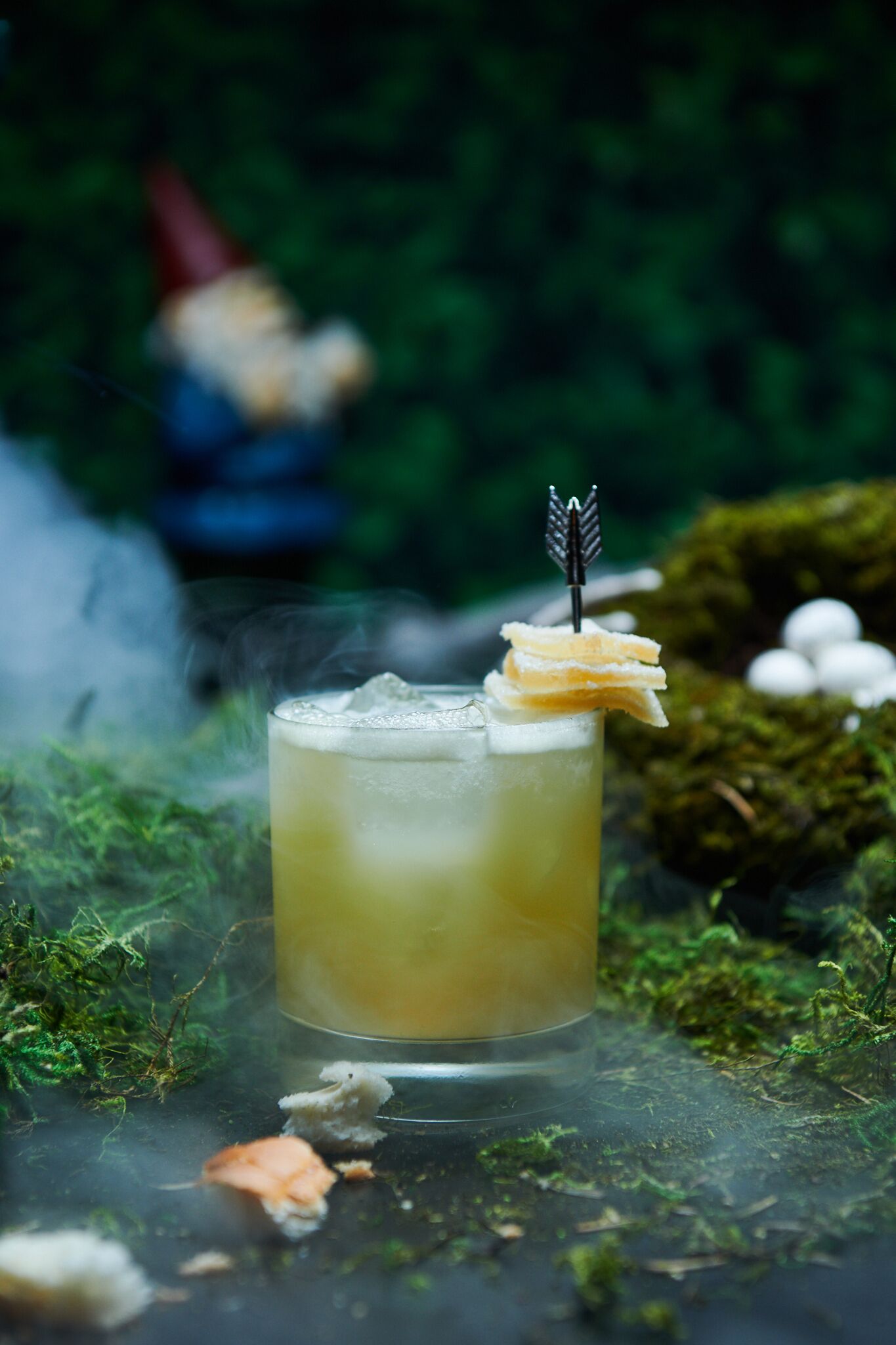 A drink called Crumby Directions pays homage to Hansel and Gretel's trail of bread crumbs. Photograph courtesy of Drink Company.