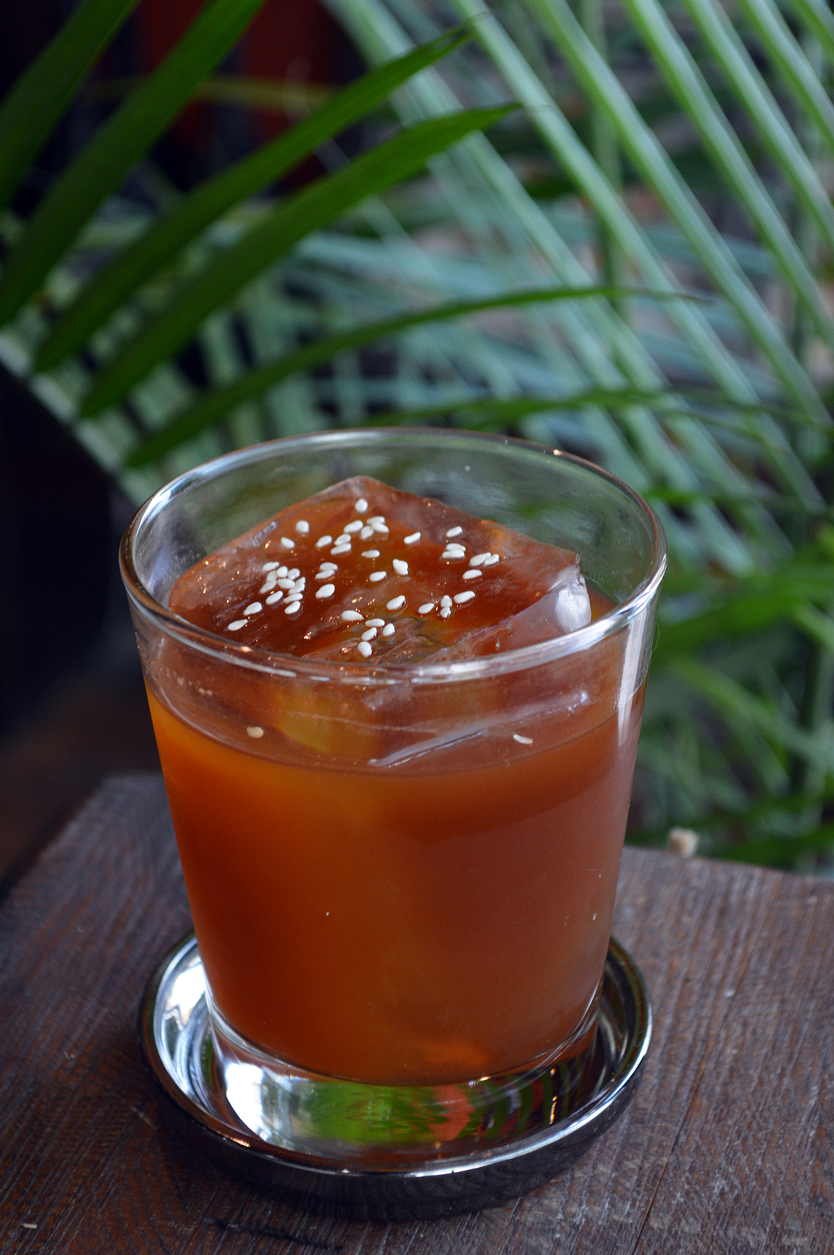 Anafre pours an Old Fashioned with Mexican whiskey and mole. Photo courtesy of Anafre.