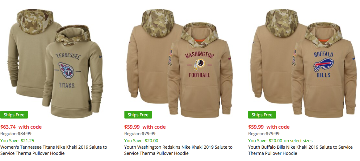 washington redskins salute to service hoodie