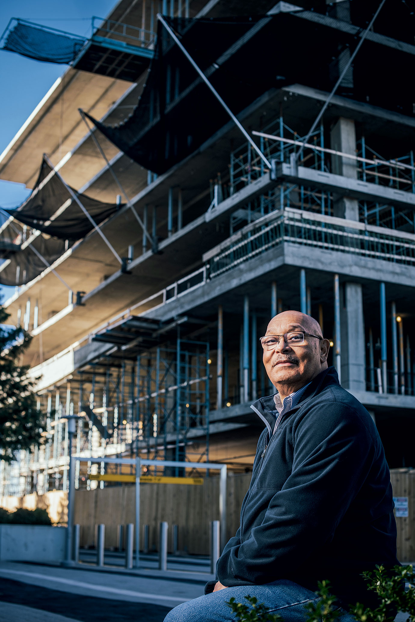 Resident Bill Bouie says Reston can’t maintain its diversity if it doesn’t build more housing. Photograph by Stephen Voss.