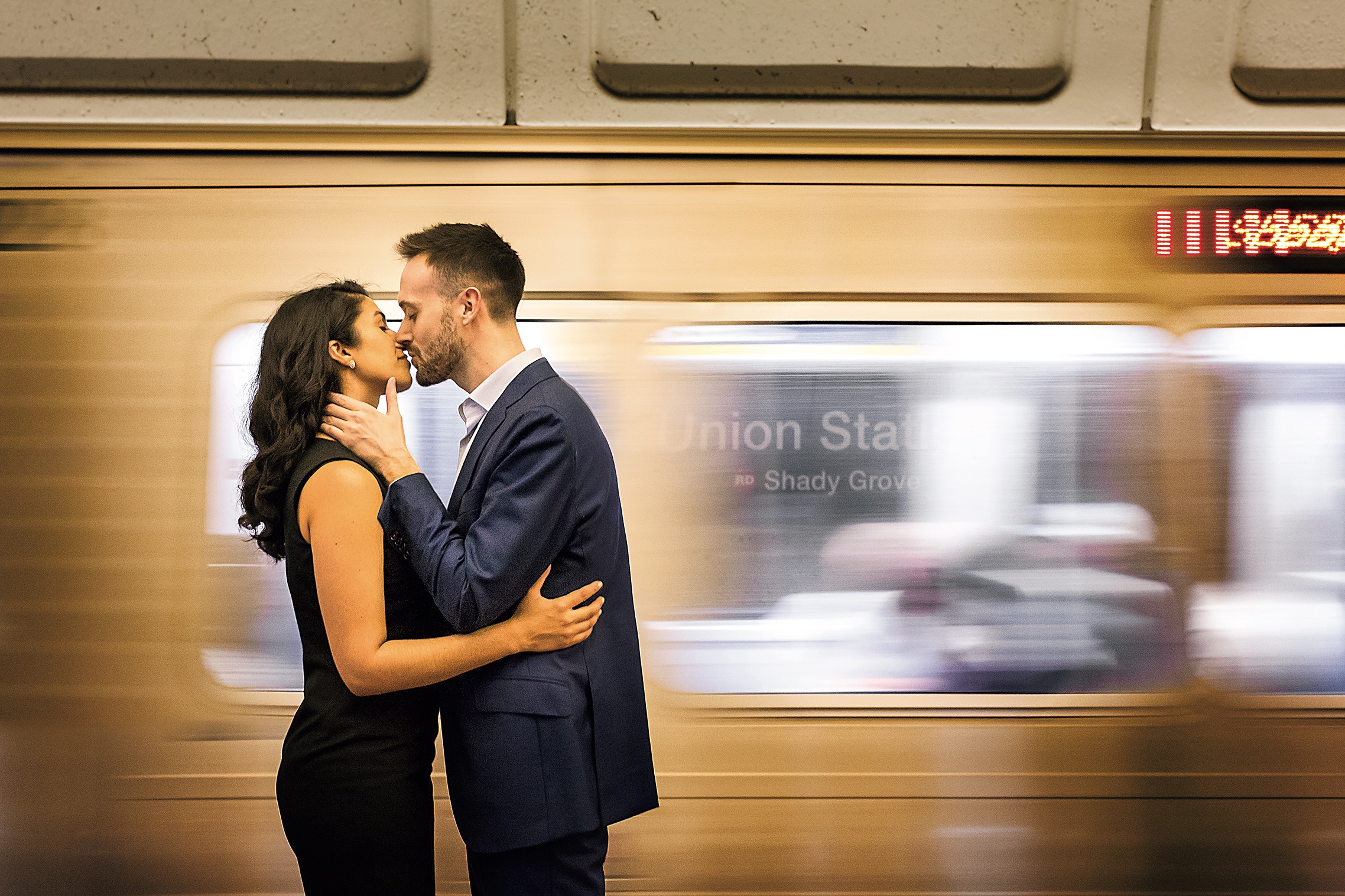 Procopio Photography, Zina & Brandon, Portrait Gallery, Union Station, & Their apartment Engagement Session-013.FULL - Washingtonian