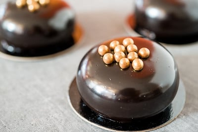 The pastry menu features a sacher torte. Photo by Rey Lopez.