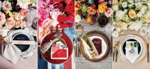 Find Your Style: 4 Totally Dressed Up Reception Tables