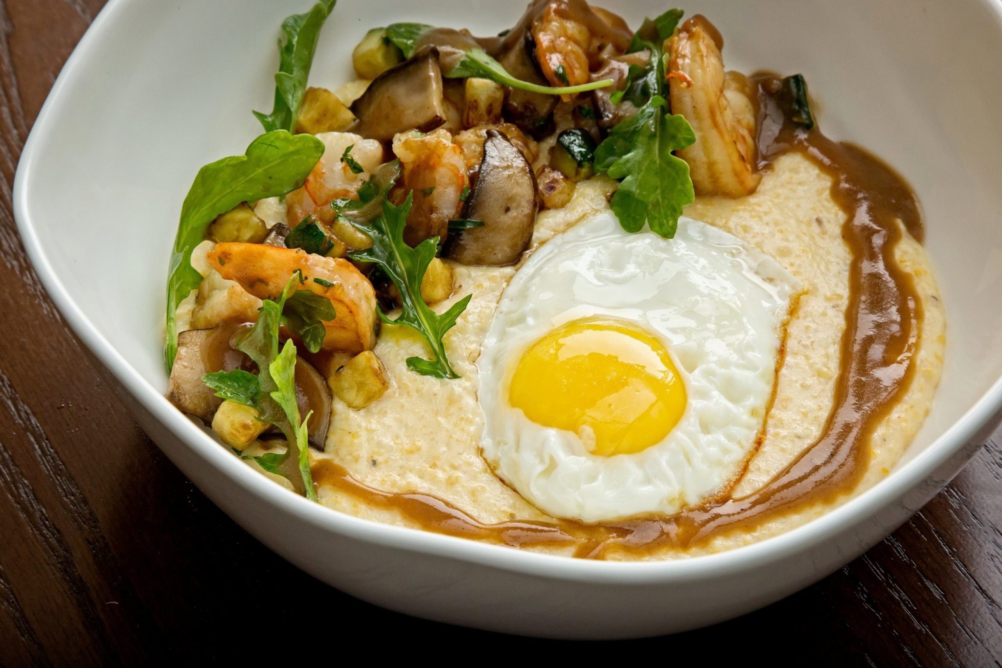 Shrimp and Grits at Succotash. Photo by Scott Suchman.