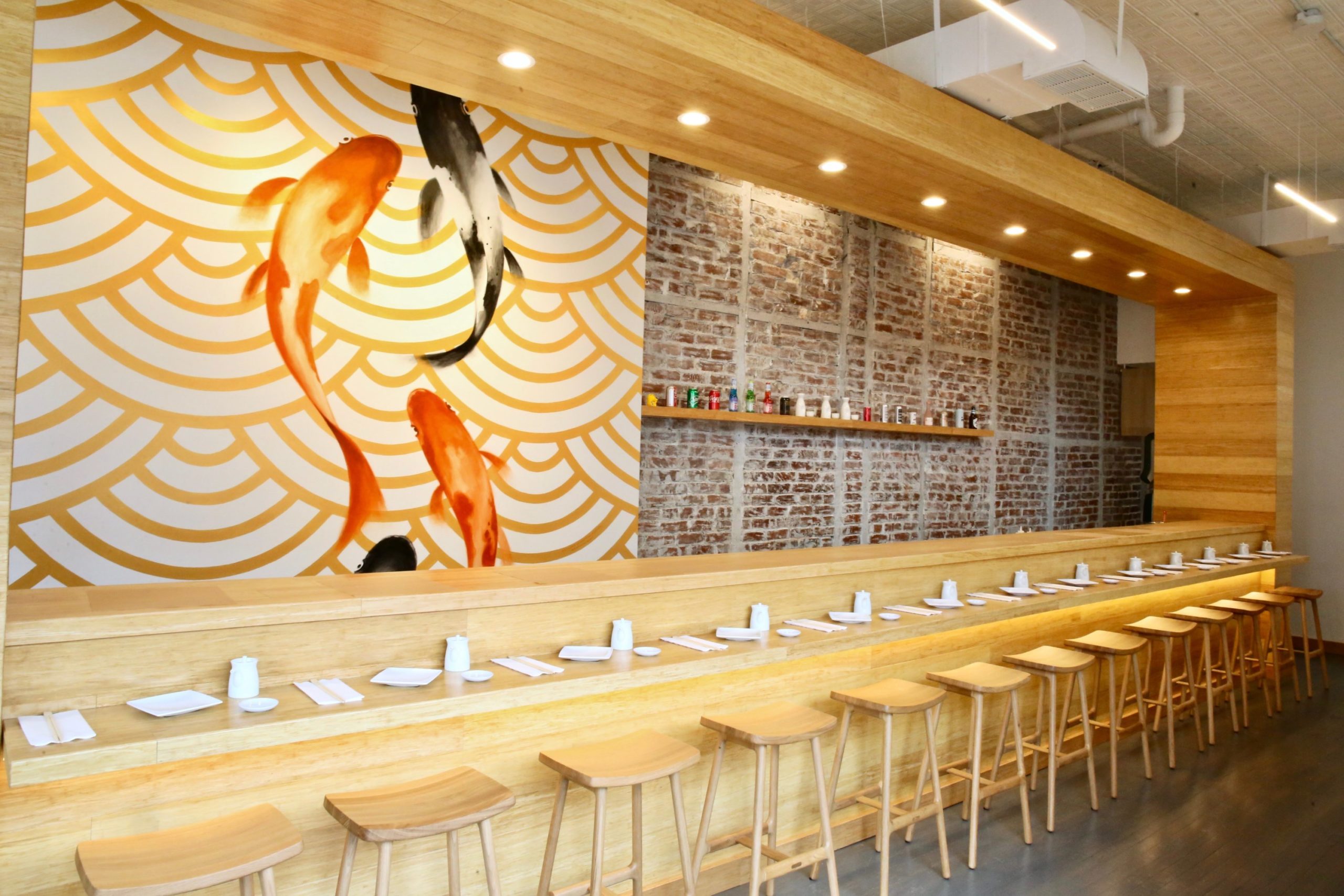 3D5A9669 - Washingtonian Downstairs houses the 14-seat hand roll counter, the Handover. Photo by Evy Mages.