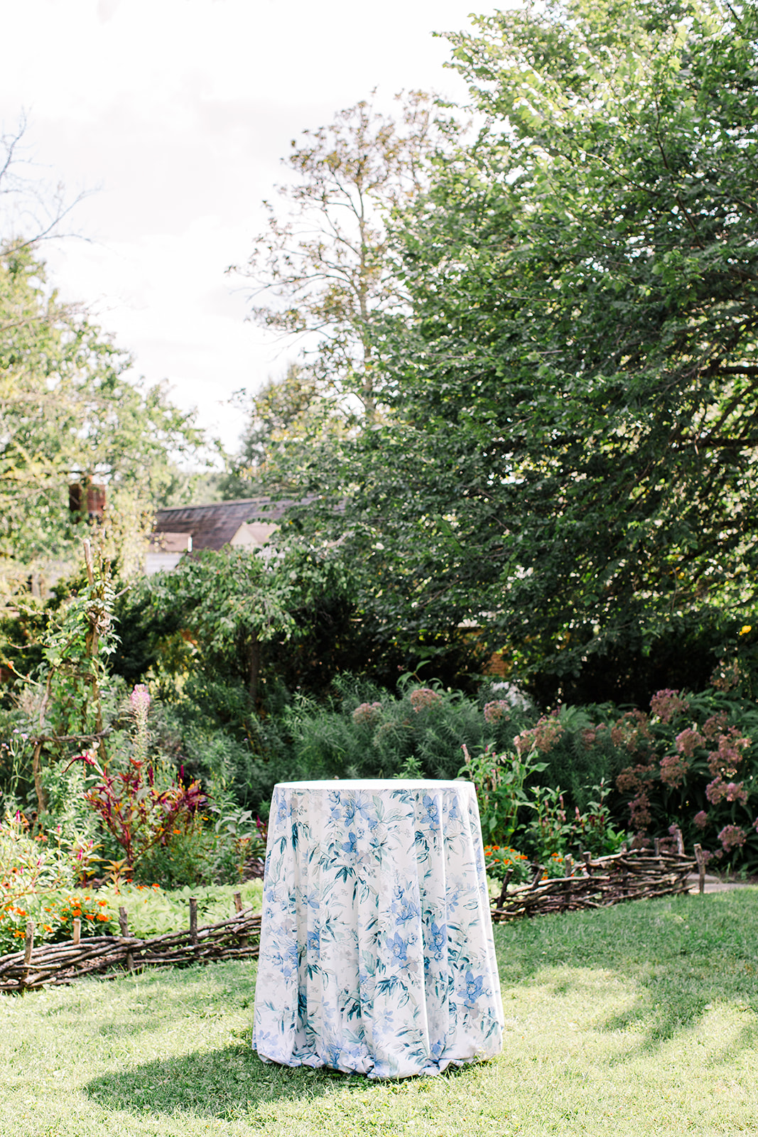 Jon & Christina Blue and white garden wedding  - River Farm, VA