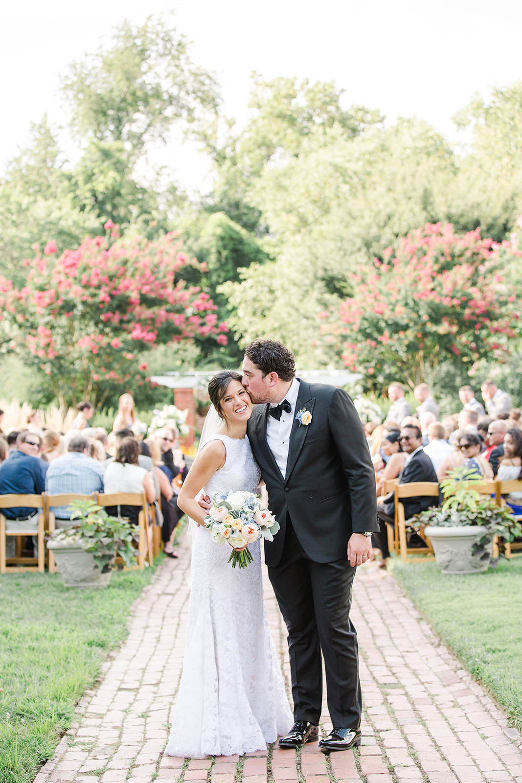 Jon & Christina Blue and white garden wedding  - River Farm, VA