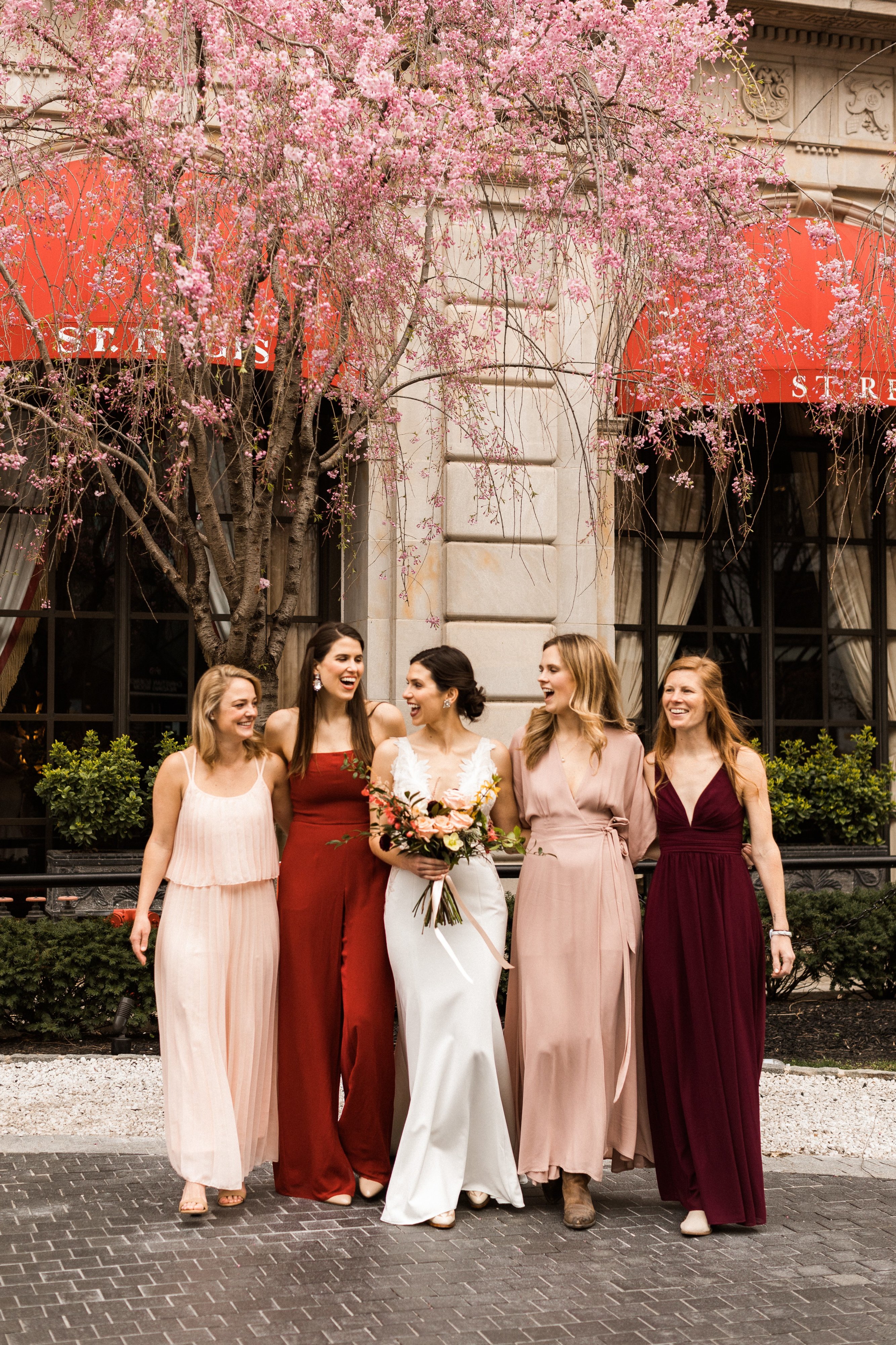 Caroline Wood and Chris Proto's elopement in Rawlins Park, Washington, DC March 21, 2020. Following recommendations from the CDC regarding social distancing to prevent the spread of COVID-19, Caroline and Chris made the difficult decision to postpone their