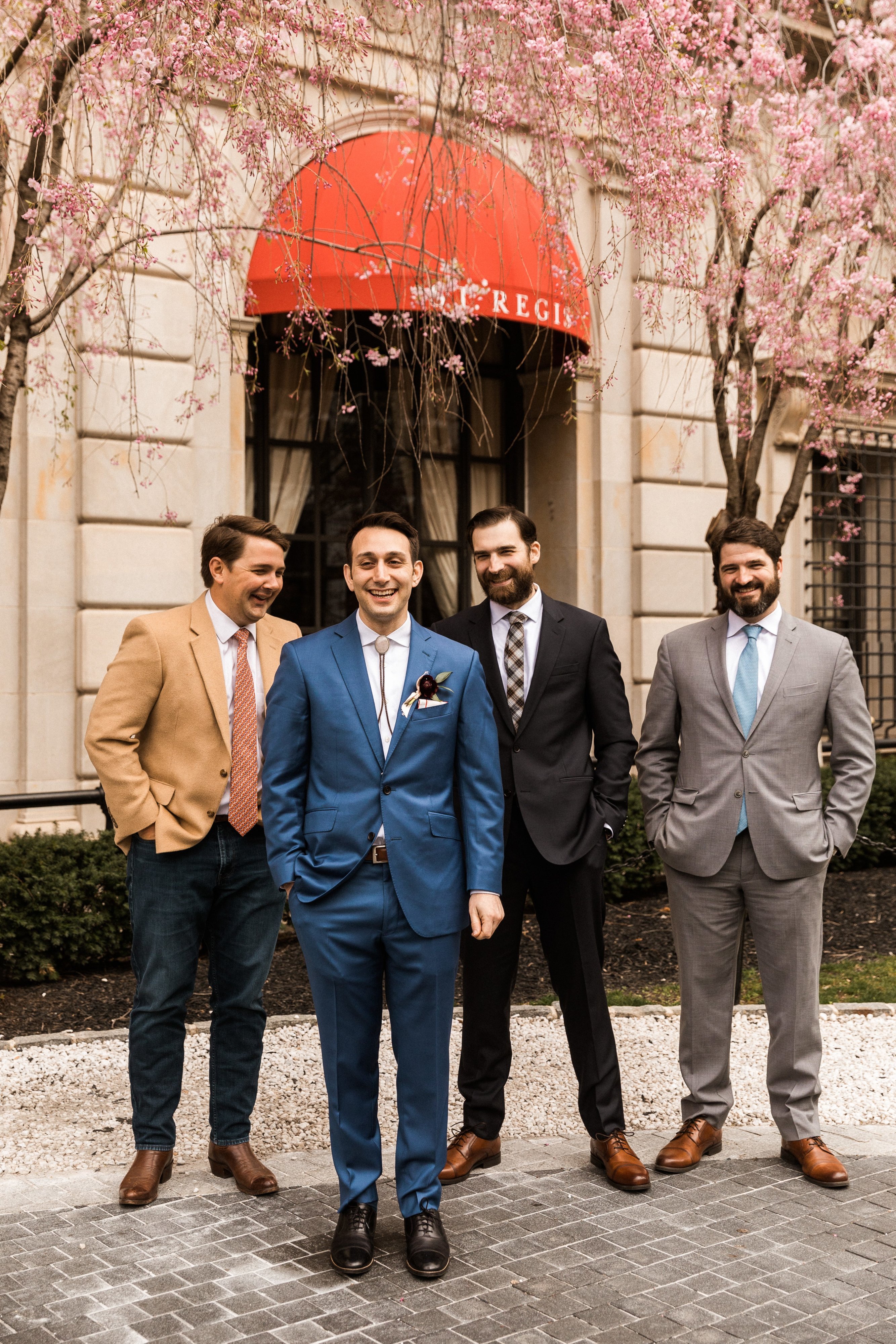 Caroline Wood and Chris Proto's elopement in Rawlins Park, Washington, DC March 21, 2020. Following recommendations from the CDC regarding social distancing to prevent the spread of COVID-19, Caroline and Chris made the difficult decision to postpone their