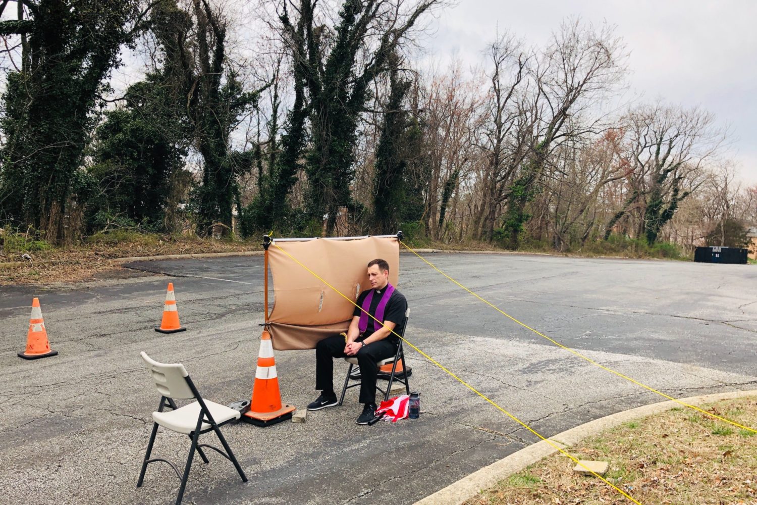 Maryland Priest Drive Thru Confessional