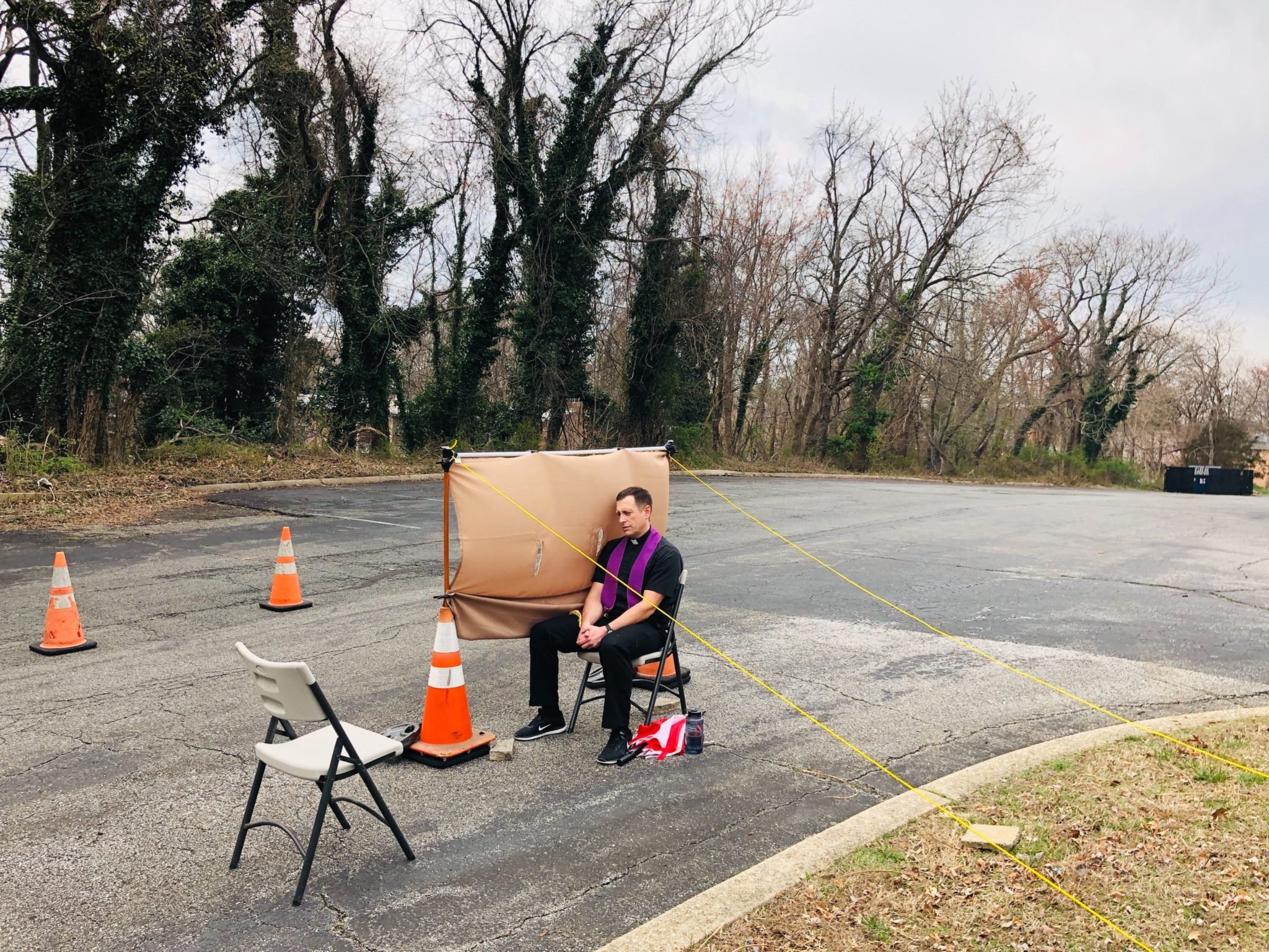 Maryland Priest Drive Thru Confessional