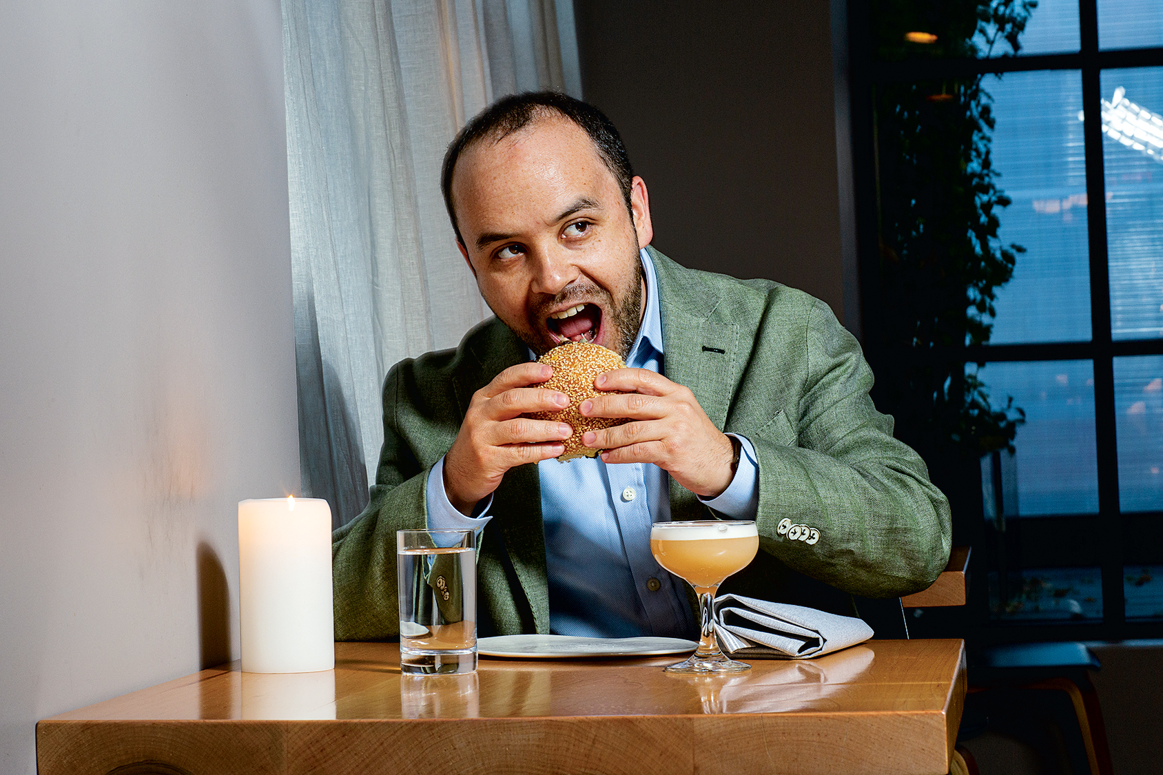 _AG_9569.QTR - Washingtonian Investing in Bitcoin was one way Iggy Jacome landed cash for restaurant investing. He helps fund Reverie in Georgetown. Photographed at Reverie.