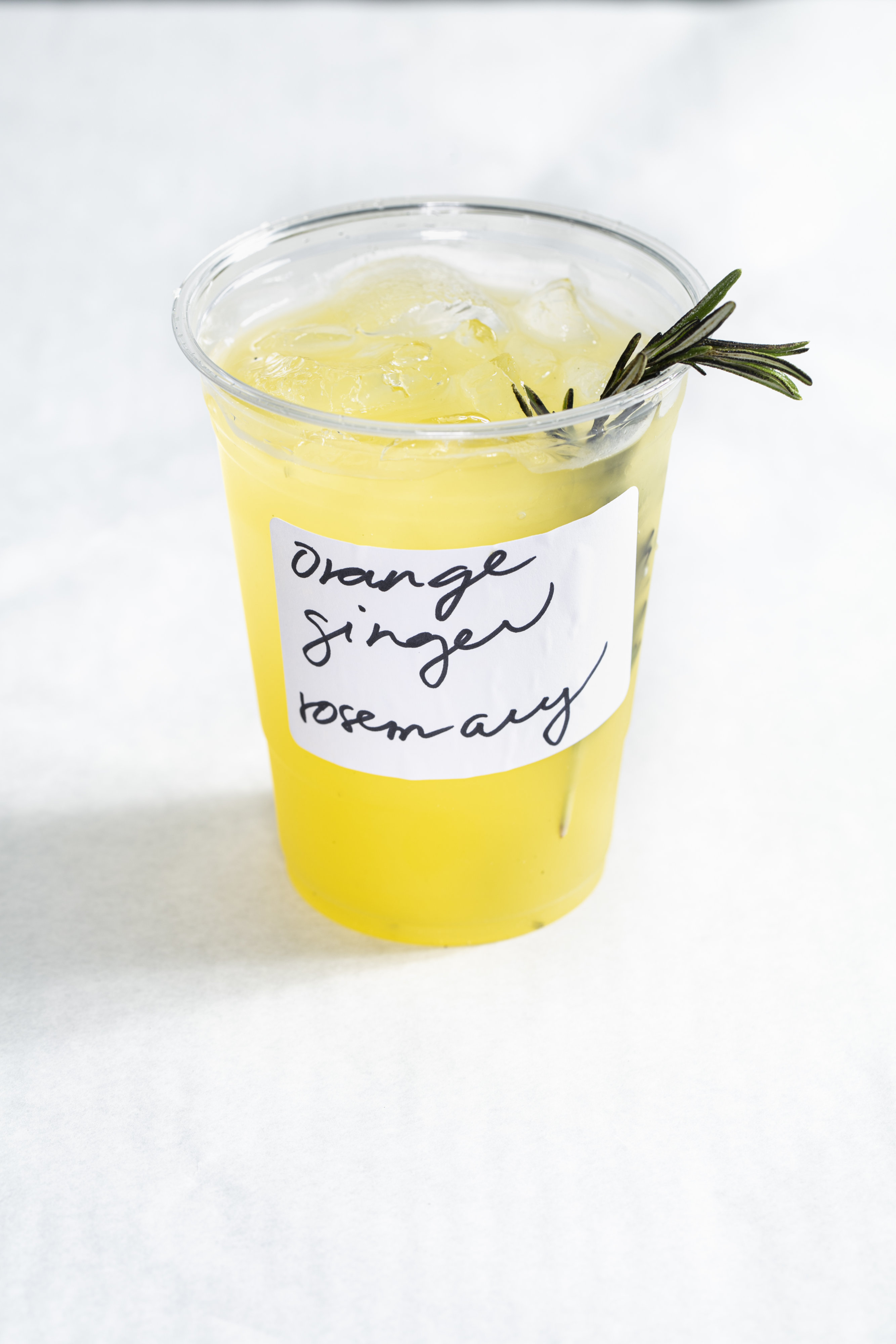 Sodas come in summery flavors like orange, ginger, and rosemary. Photo by Melissa Hom. 