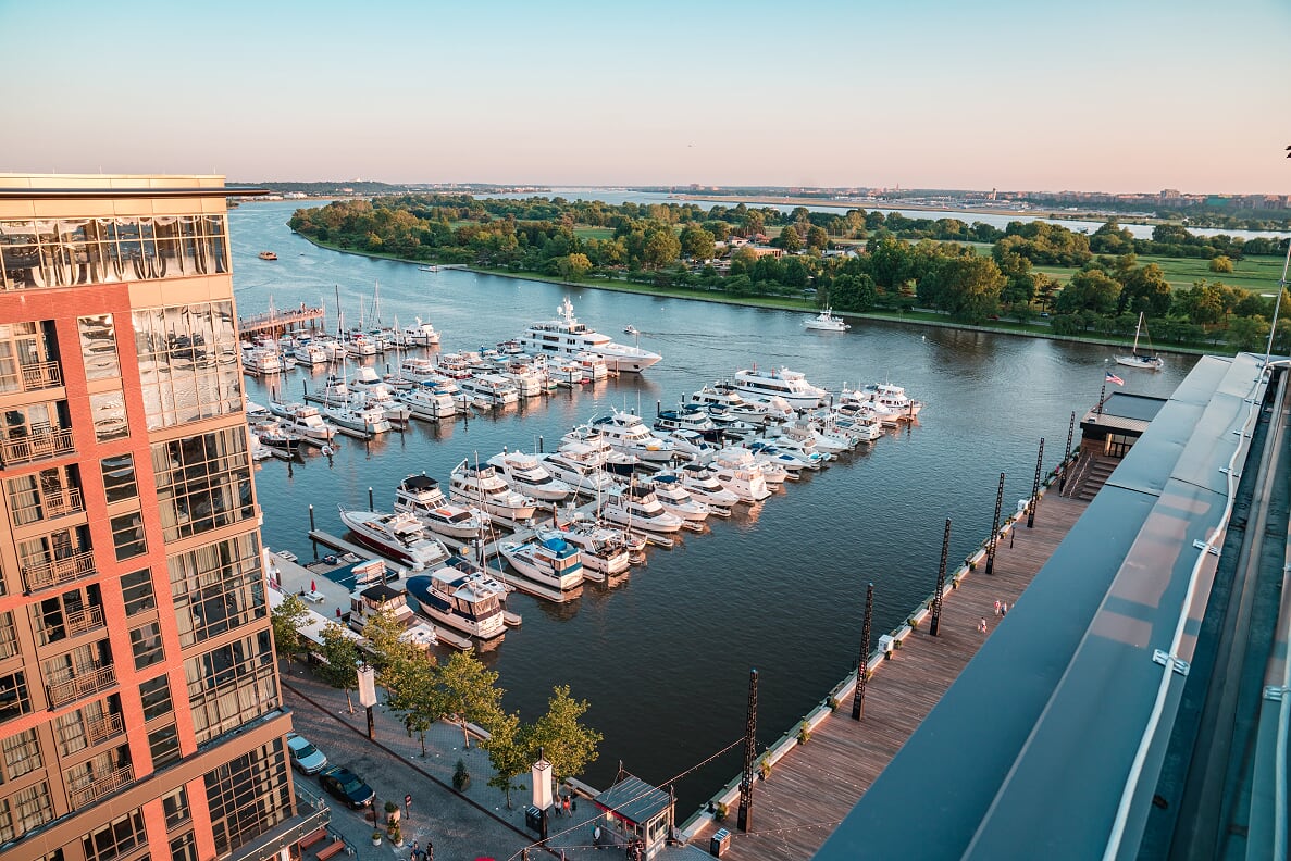 penthouse1 - Washingtonian Rooftop views at Wharf restaurant La Vie. Photo courtesy of La Vie.