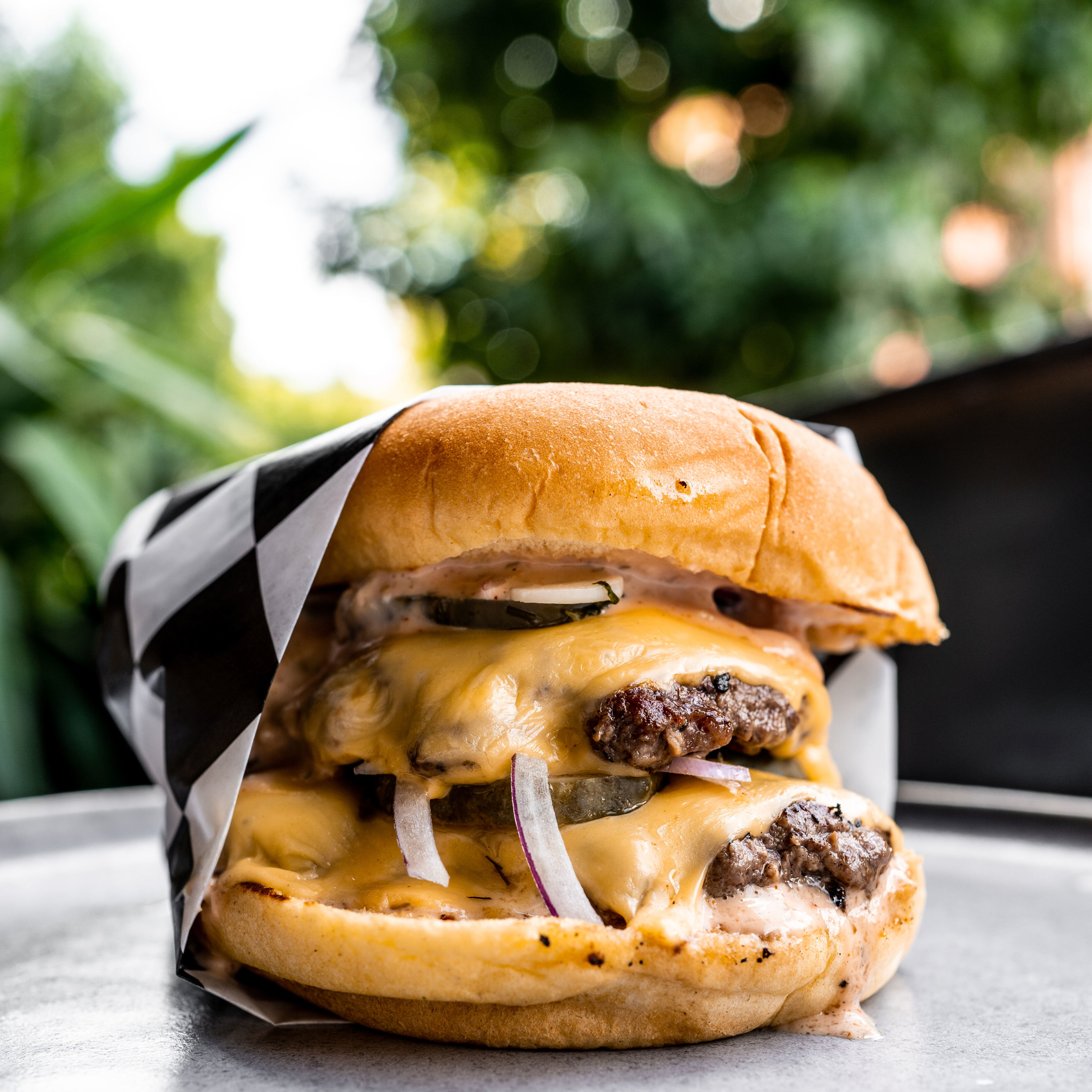 ghostburger_ghostburger - Washingtonian The namesake Ghostburger. Photo by Leah Judson.