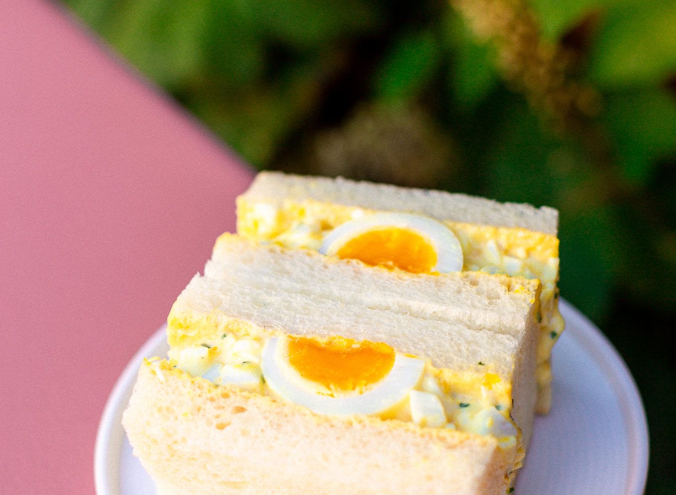 Hello Sando's kewpie mayo and egg sandwich. Photo courtesy of Hello Sando.