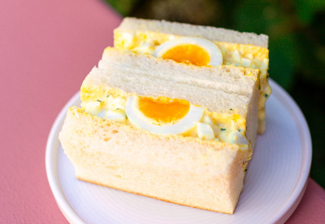 Hello Sando's kewpie mayo and egg sandwich. Photo courtesy of Hello Sando.