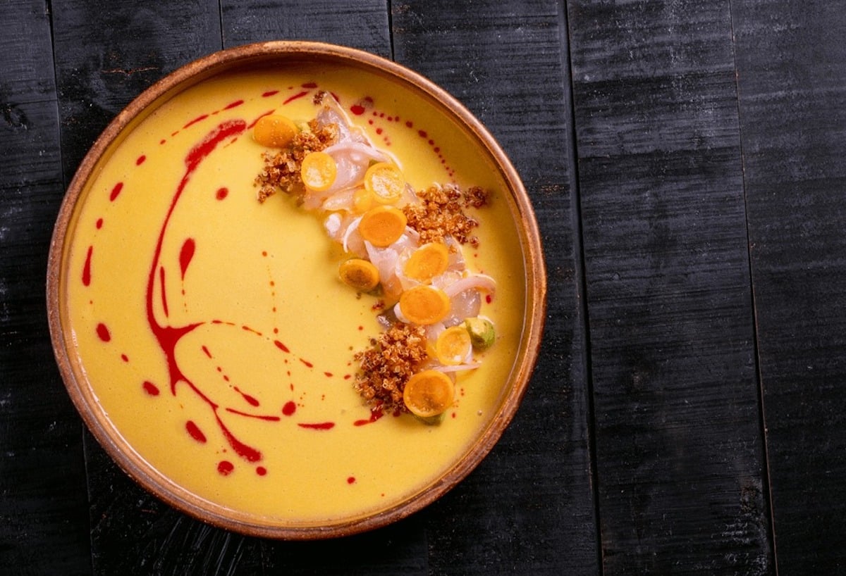 Ceviche with colombian fruits - Washingtonian