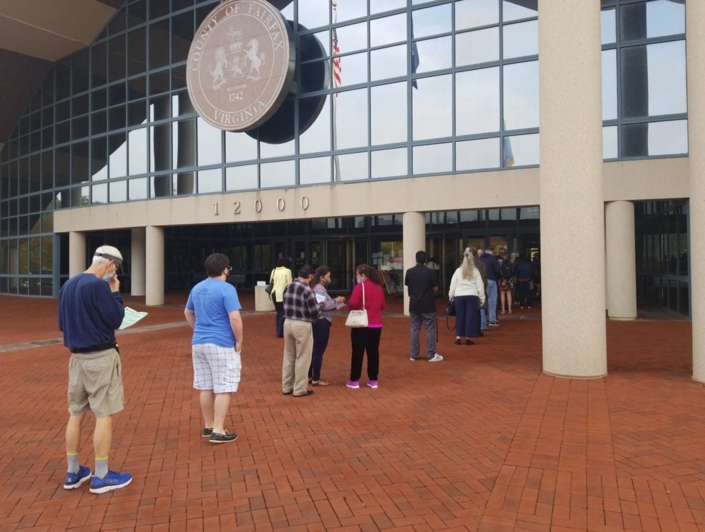 Virginia Early Voting Check Out These Long Lines As Day One Kicks Off Washingtonian