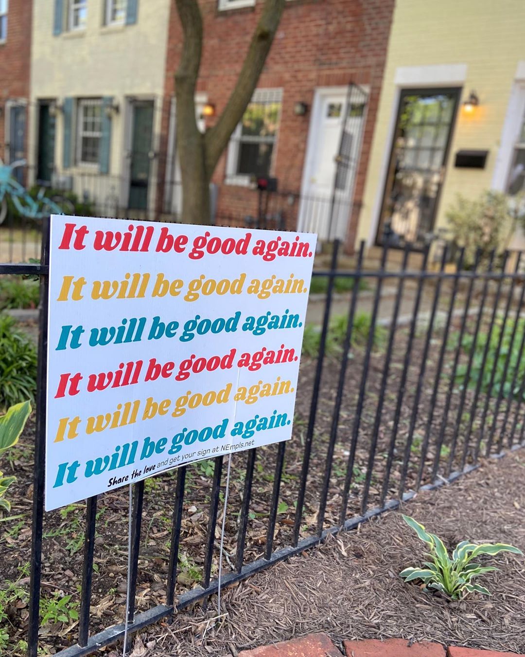 A yard sign at 17 St and C St SE. Photo courtesy of DC Public Library. 