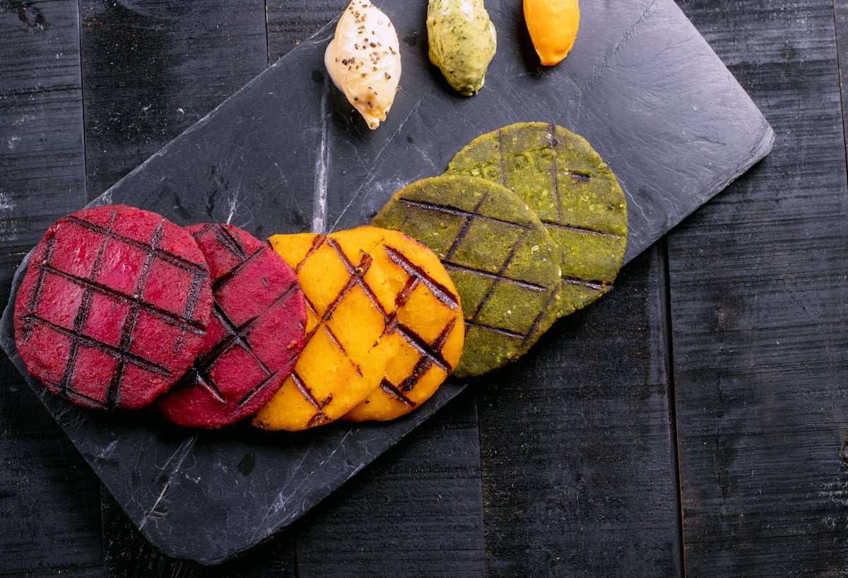 arepas in different colours - Washingtonian