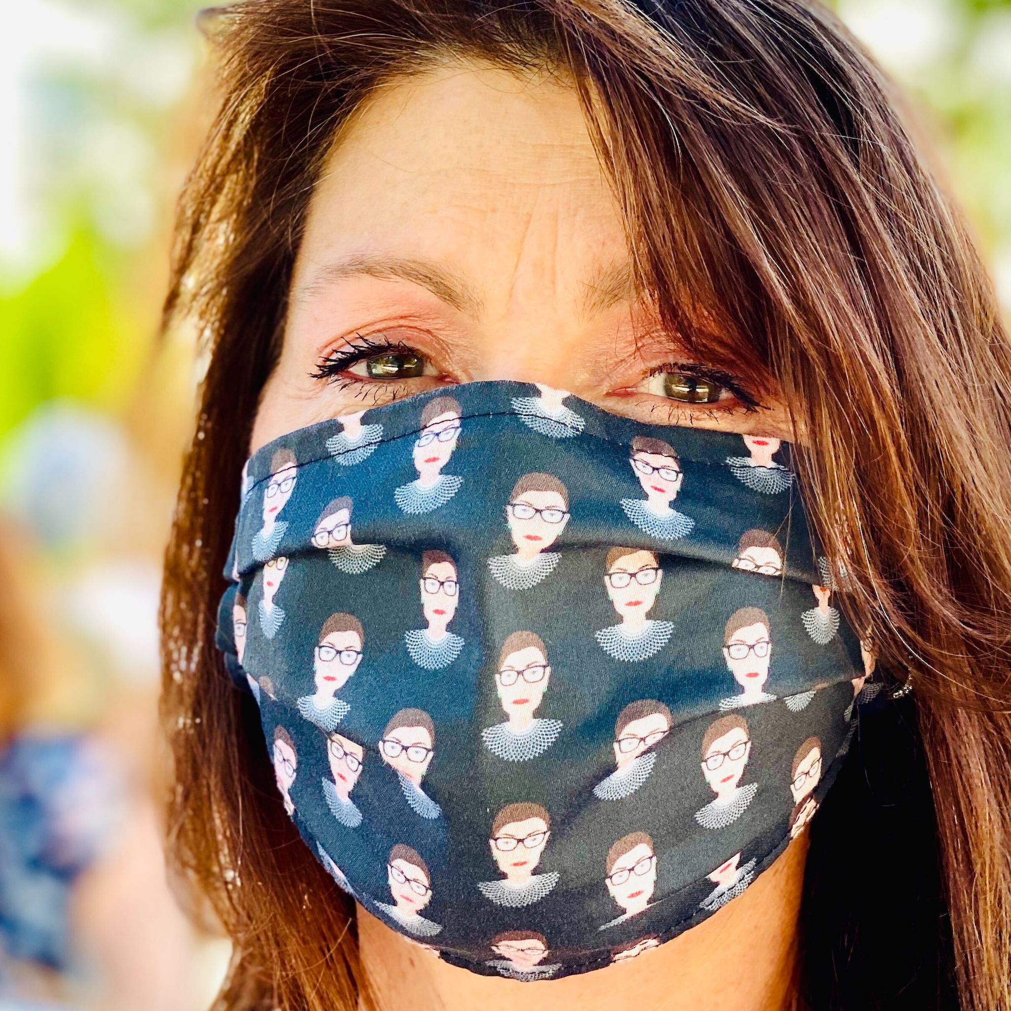 RBG mourners masks supreme court