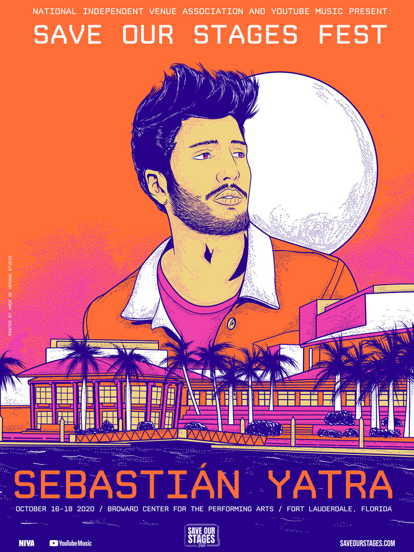 Sebastián Yatra poster by Amor de Verano Studio