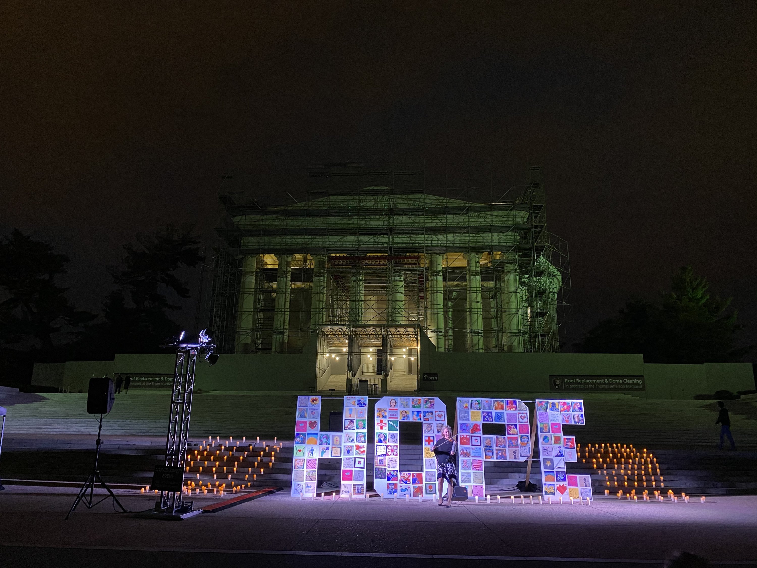 PHOTOS: A "HOPE" Quilt to Honor Frontline Workers | Washingtonian (DC)