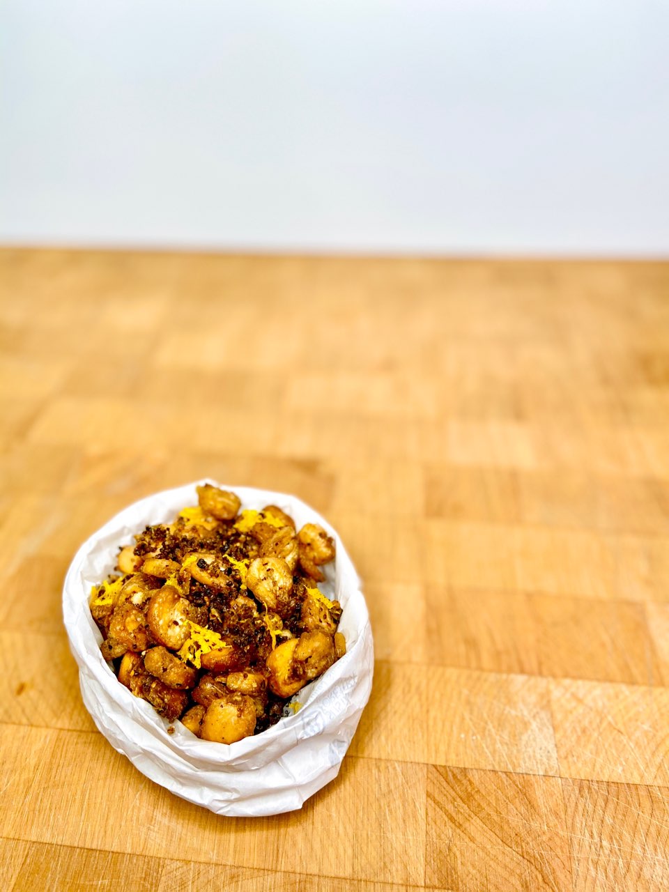 IMG_2669 - Washingtonian The menu features street food snacks like these corn nuts with worm salt. Photo courtesy of Gonzo.