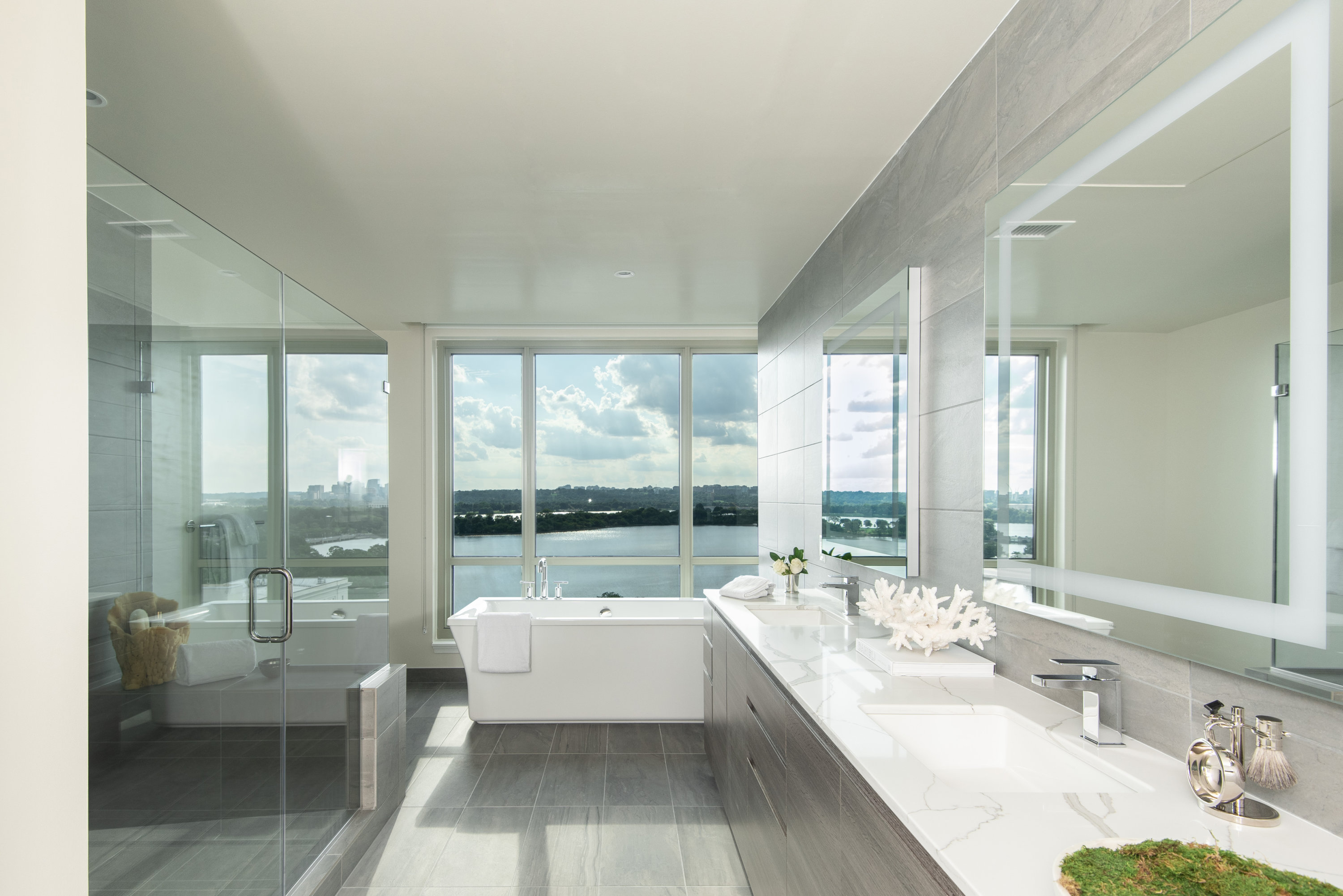 Master Bathroom-Tidal Basin Views - Washingtonian