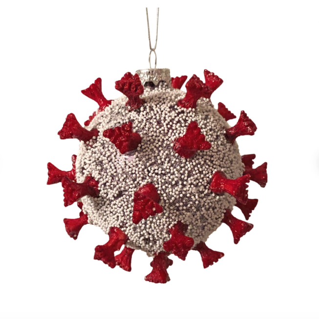 Put a Virus on Your Christmas Tree with These CovidThemed Ornaments