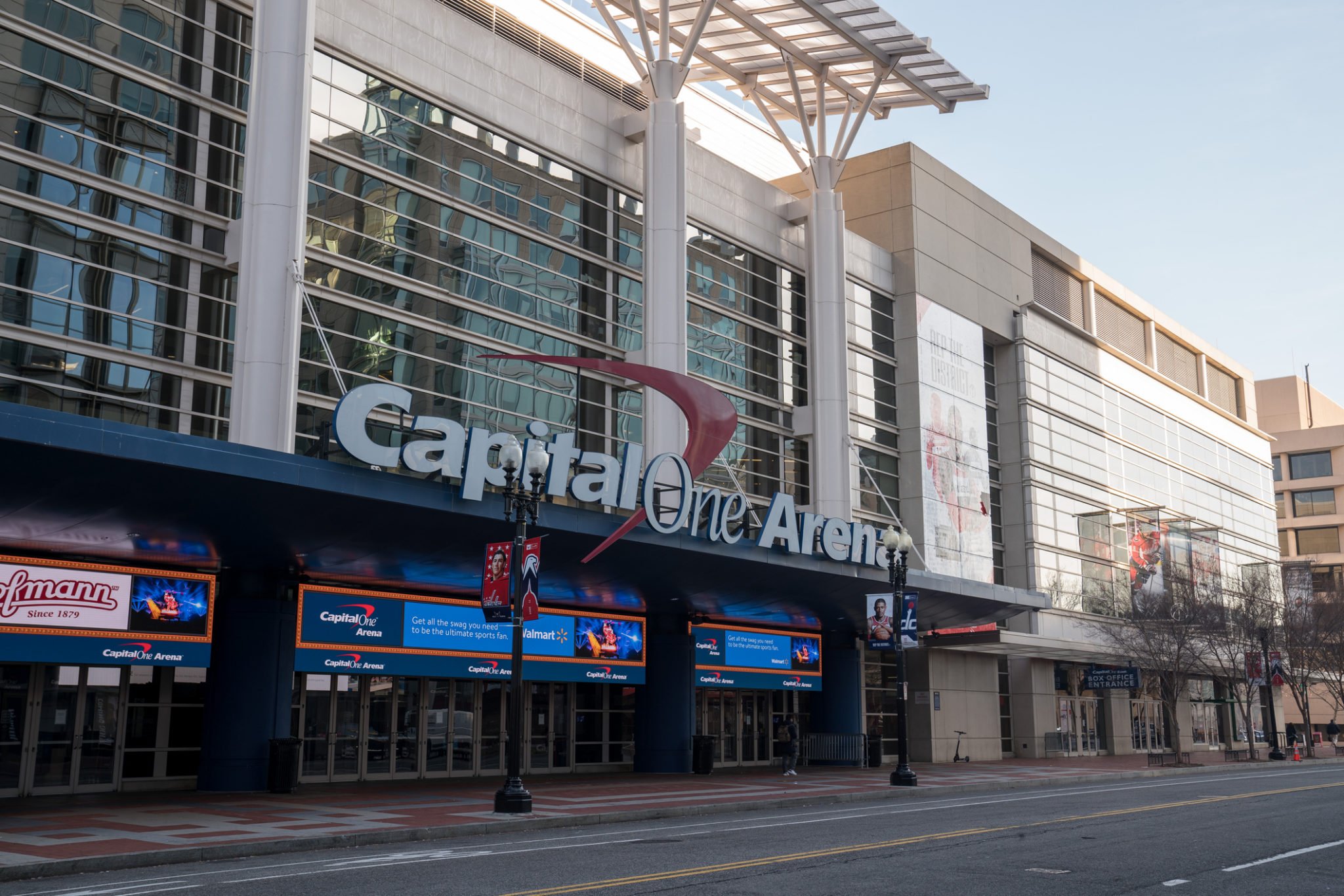 Capital One Arena team store selling Caps home and alternate