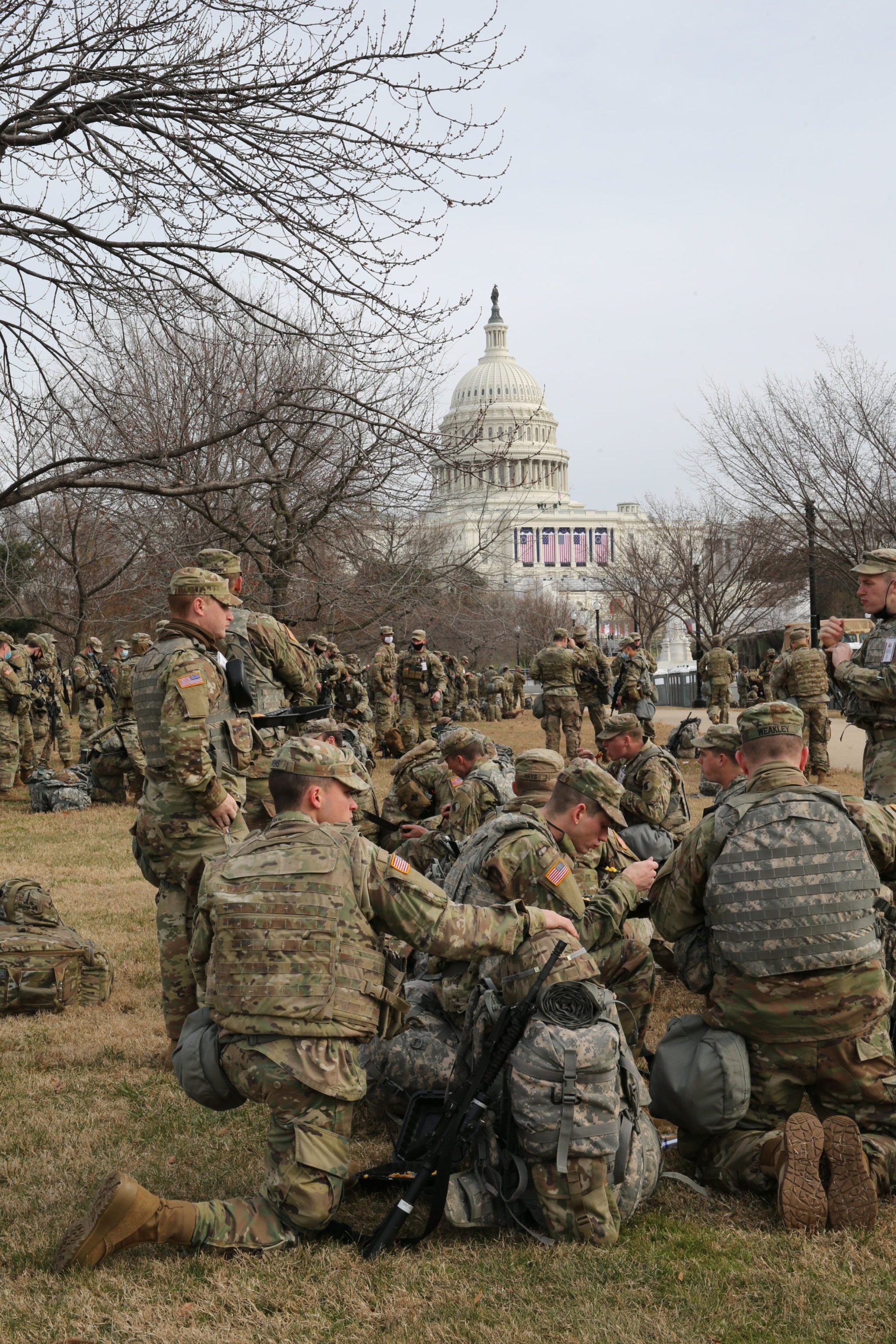 PHOTOS: Anxious, Empty, and Occupied, DC Prepares for Joe Biden’s Inauguration