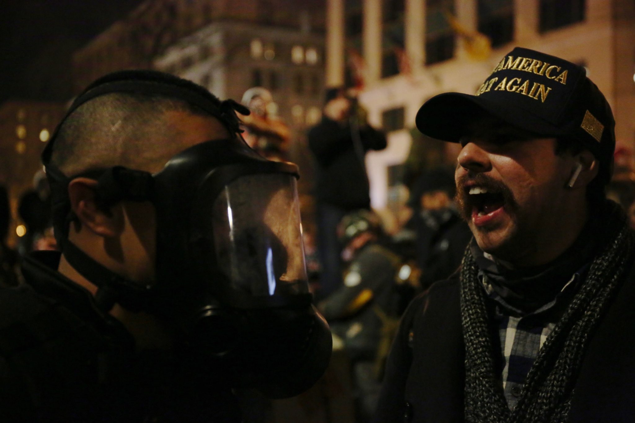 PHOTOS: MAGAs Descend on BLM Plaza the Night Before the Capitol Invasion