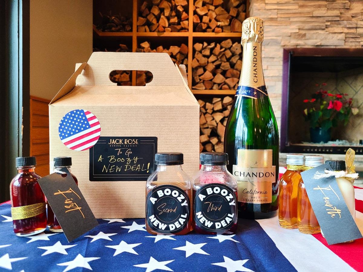 Sip a cocktail kit during the inauguration. Photo courtesy of Jack Rose Dining Saloon.