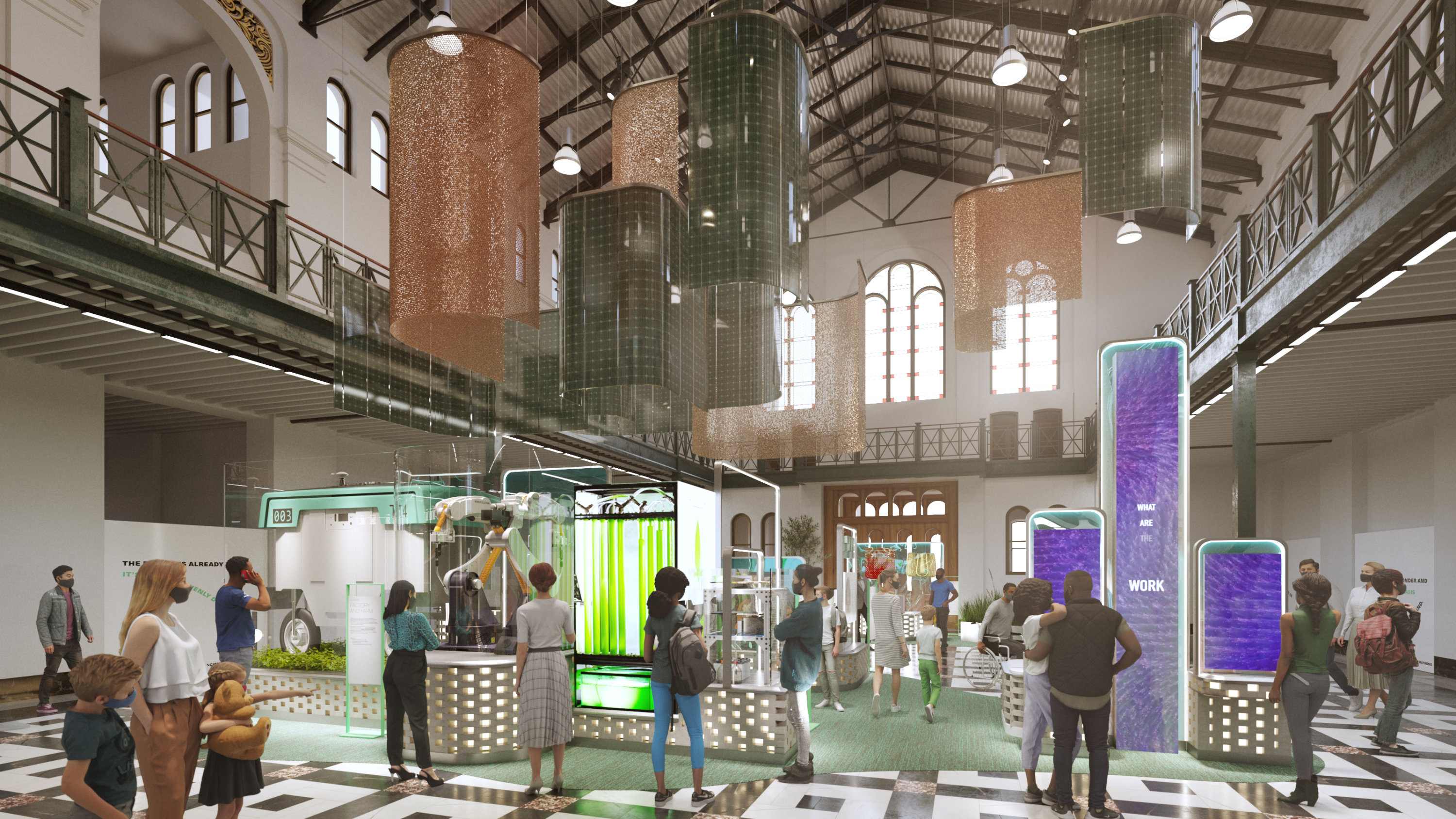 AIB_FUTURES_Futures that Work_Rockwell Group - Washingtonian Rendering of FUTURES courtesy of Arts and Industries Building.