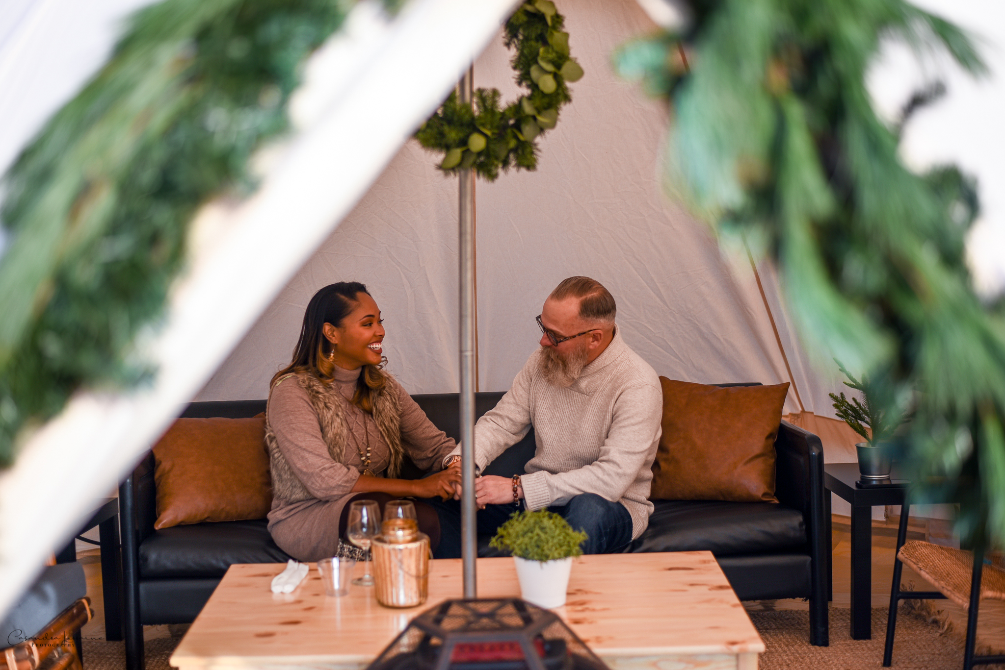 Couple in tent - Washingtonian