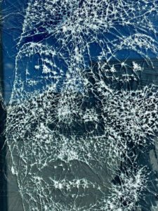 There’s a Portrait of Kamala Harris on the Mall Made, Aptly, of Shattered Glass