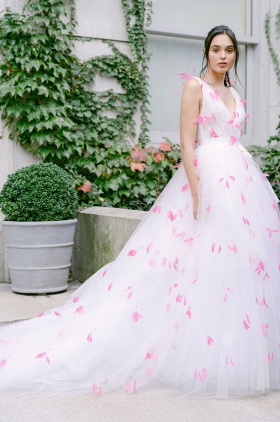 Modest Pink Princess Ballgown Pink Wedding Dress With 3D Floral Appliques  And Big Puffy Design Arabic Dubai Style Robe3368 From Kokig, $185.93 |  DHgate.Com