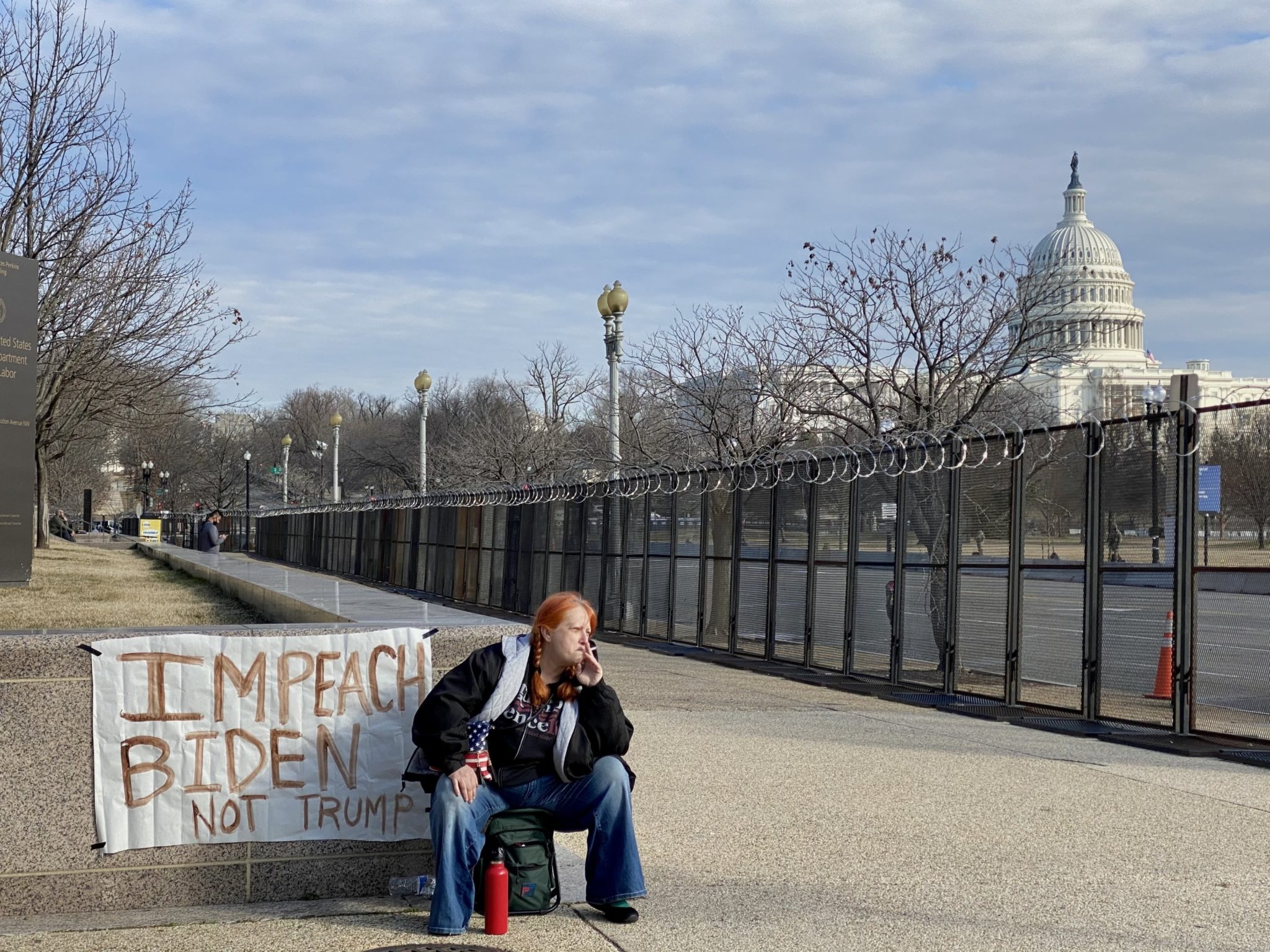 PHOTOS: Outside the US Capitol on Day 1 of Trump’s Senate Impeachment Trial