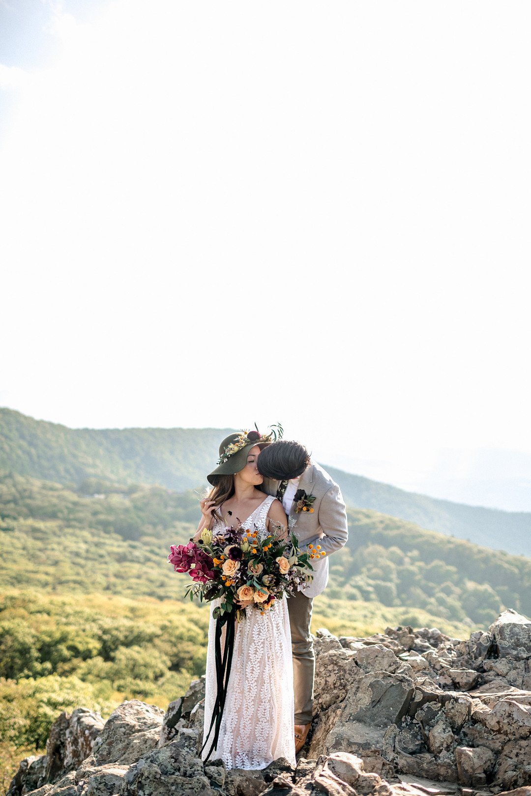 Boho Mountain Elopement in Shenandoah National Park_1001 Angles Photography_Shenandoah National Park Adventure Elopement-110_low