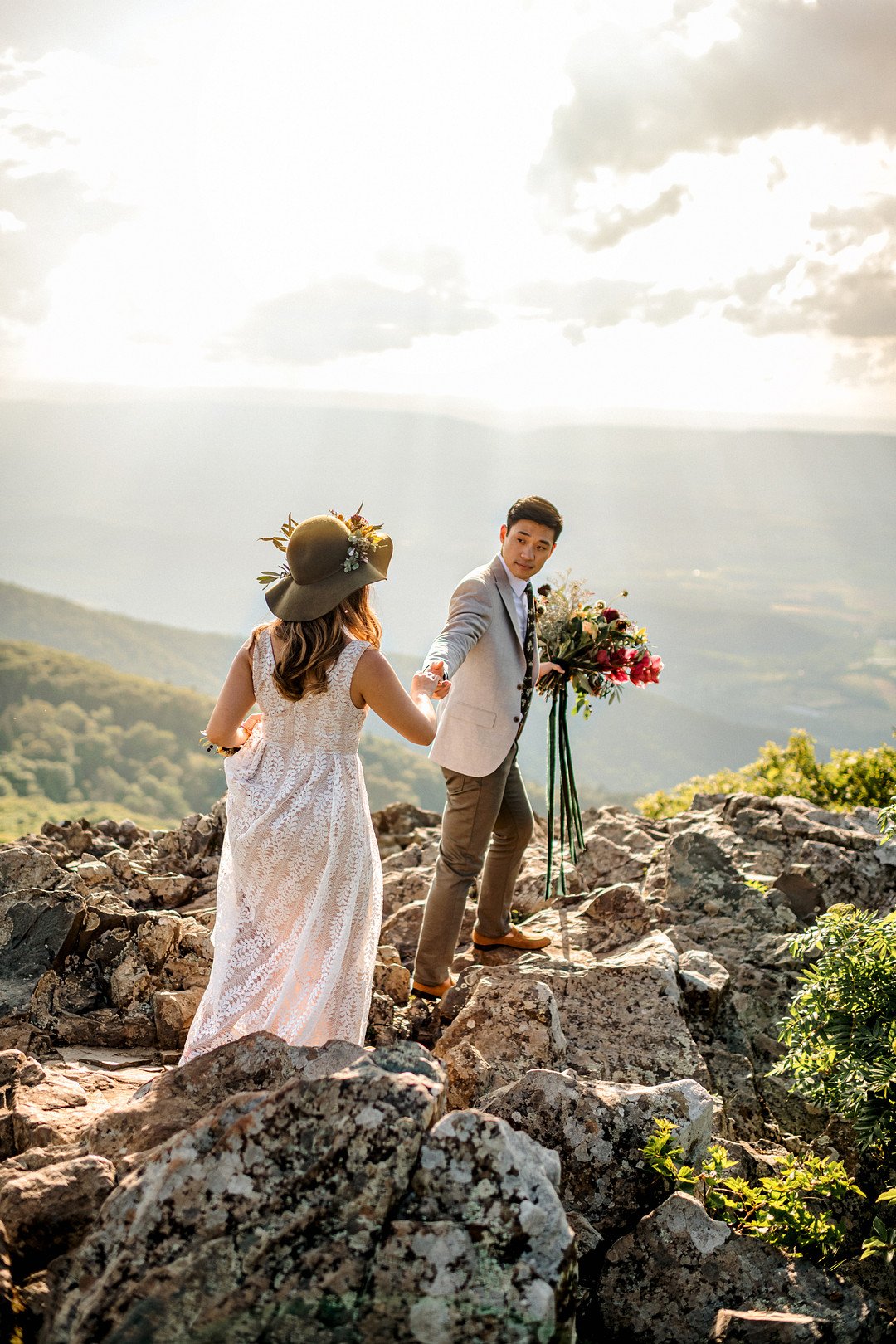 Boho Mountain Elopement in Shenandoah National Park_1001 Angles Photography_Shenandoah National Park Adventure Elopement-124_low