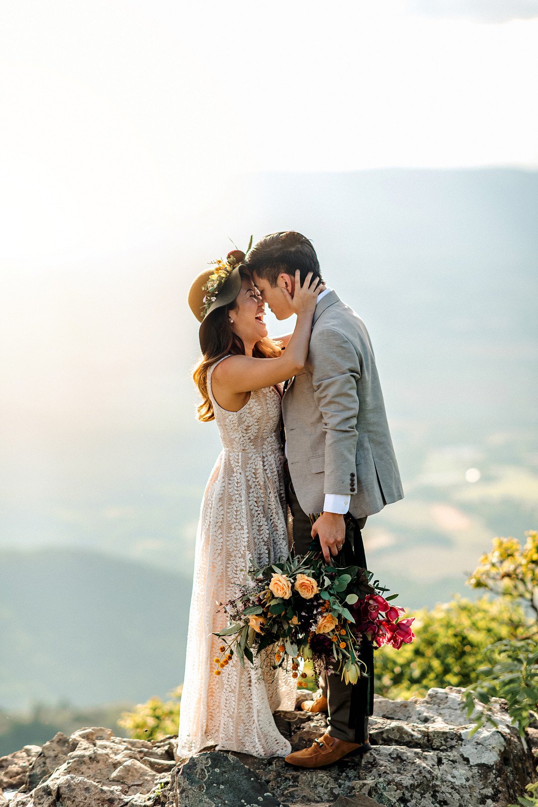 Boho Mountain Elopement in Shenandoah National Park_1001 Angles Photography_Shenandoah National Park Adventure Elopement-131_low