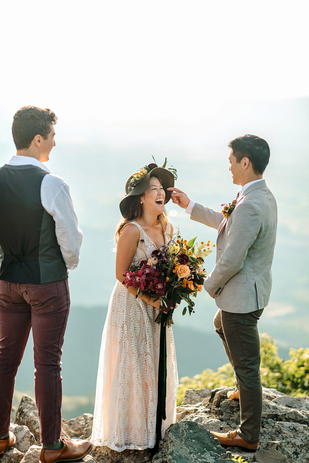 Boho Mountain Elopement in Shenandoah National Park_1001 Angles Photography_Shenandoah National Park Adventure Elopement-165_low