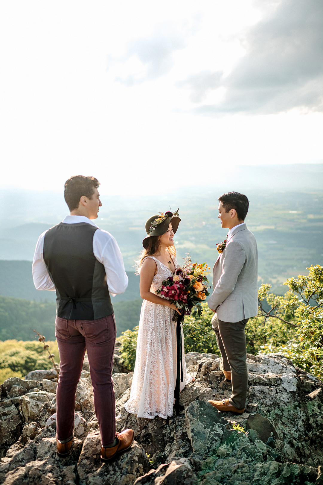 Boho Mountain Elopement in Shenandoah National Park_1001 Angles Photography_Shenandoah National Park Adventure Elopement-166_low