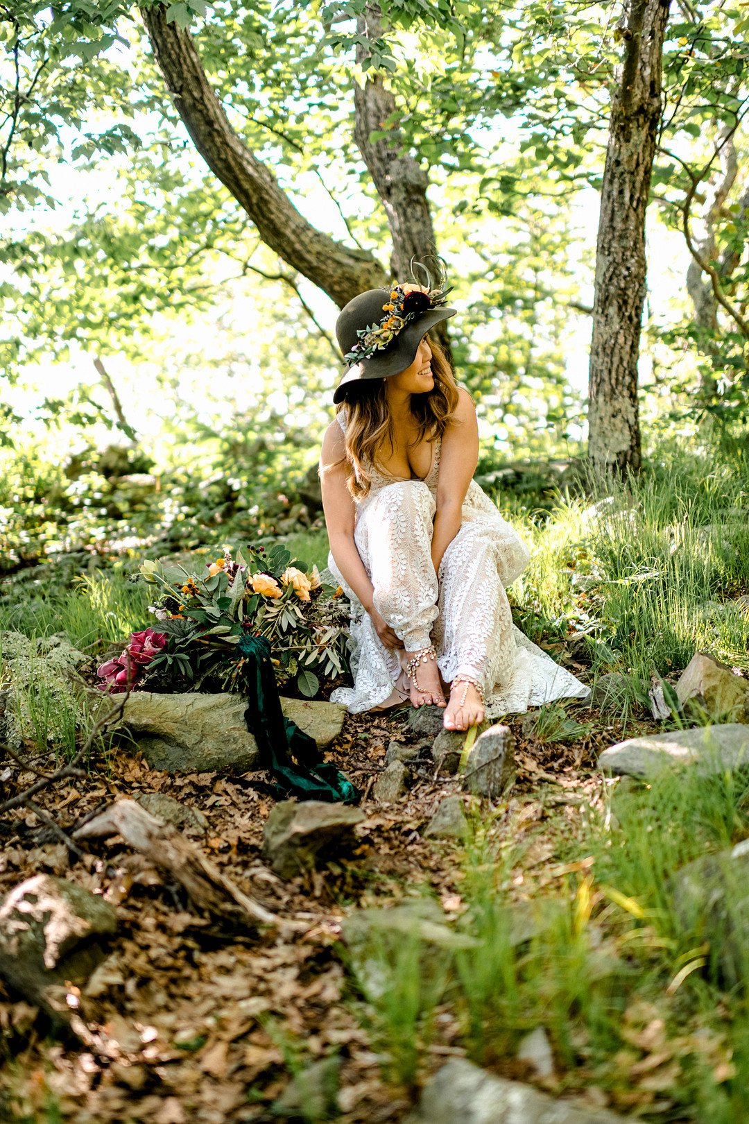 Boho Mountain Elopement in Shenandoah National Park_1001 Angles Photography_Shenandoah National Park Adventure Elopement-23_low