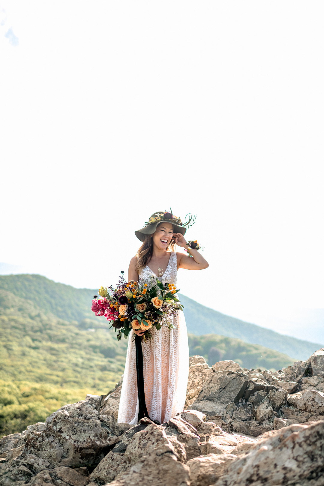 Boho Mountain Elopement in Shenandoah National Park_1001 Angles Photography_Shenandoah National Park Adventure Elopement-74_low